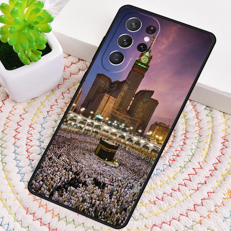 Islamic Muslim Pilgrims in Mecca Silicone Phone Case For Samsung Galaxy note 10 pro S26 S25 S24 S23 S22 S21 Plus Ultra Cover