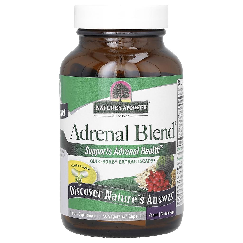 Nature's Answer, Adrenal Blend, 90 Veggie Capsules