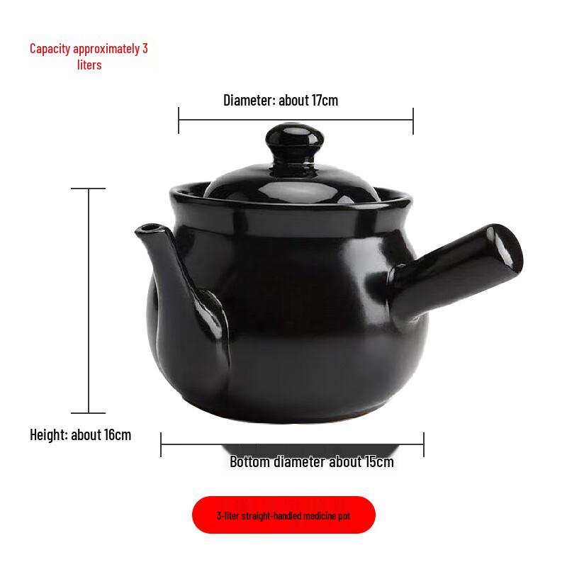 High-Temperature Clay Medicine Pot