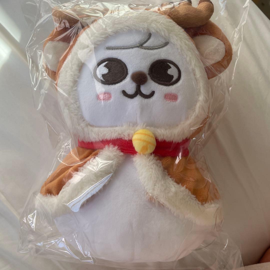 

[USED] Stray Kids Puppy Christmas Snowman Doll