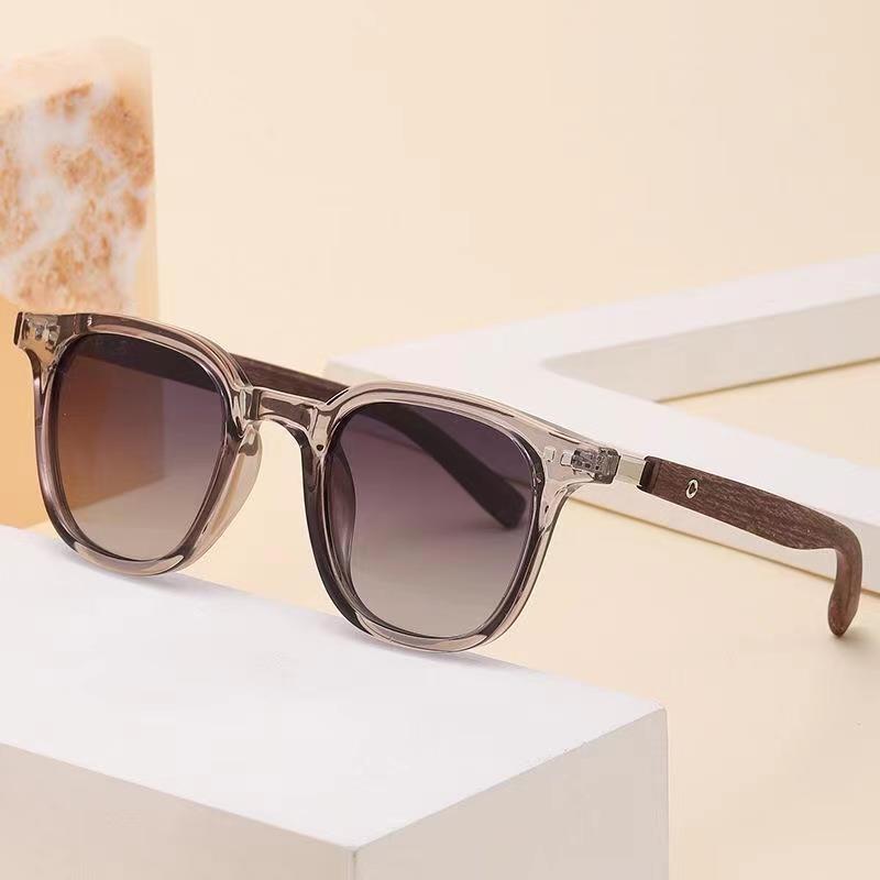 2PCS New Arrival Men Vintage Wooden Frame Sunglasses Classic Brand Sun Glasses Coating Lens Driving Eyewear for Men/women