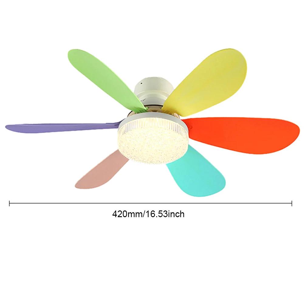 Ventilator cu priză E27 Lumină cu LED Baza E27 42cm Ventilator de tavan LED modern, cu telecomandă, candelabru, ventilator de tavan 3 viteze pentru dormitor, bucătărie