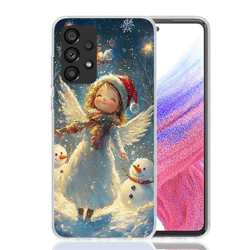 Милый Чехол-Ангел Эльф для Телефона Samsung Galaxy A17 A16 A15 A14 A13 A57 A56 A55 A54 A53 A37 A36 A35 A34 A33 A26 A25 A24 A23 G Samsung A16 pink