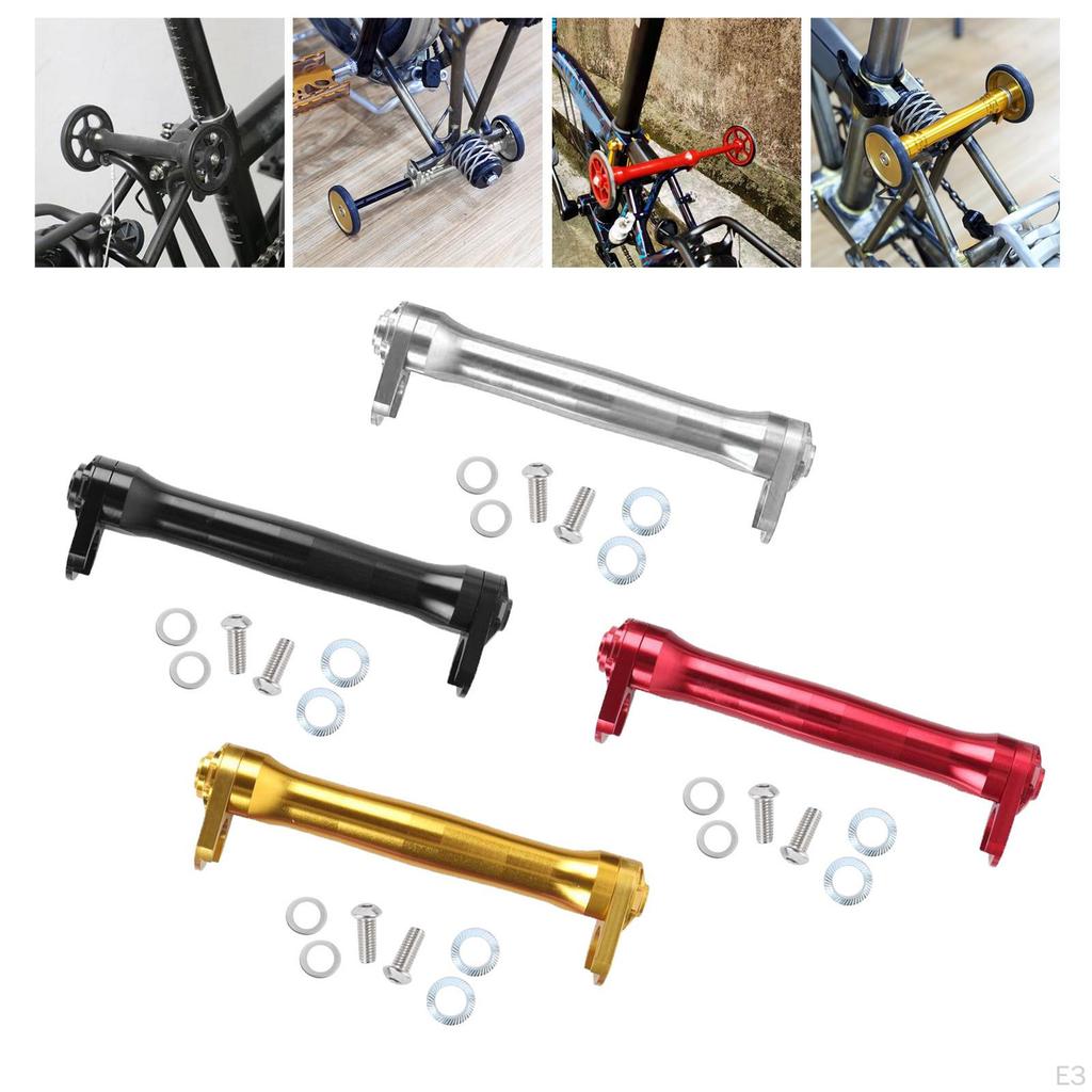 Extender Rod for Folding Outdoor Cycling Extension Telescopic Bar Components Parts Transporting