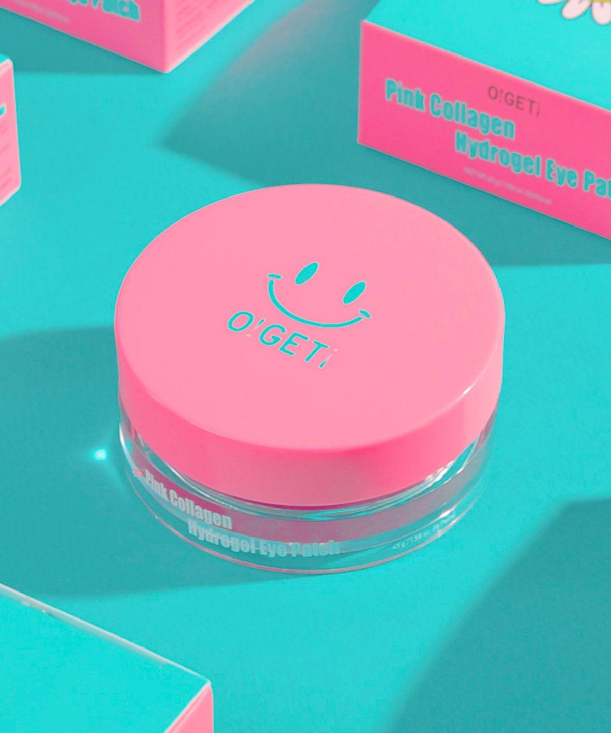 Pink Collagen Hydrogel Eye Patches (32 Sheets)