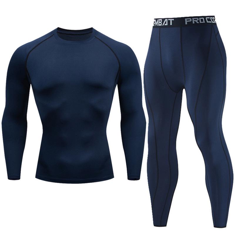 Men's 2025 Summer Outdoor Sports Long Sleeve Tight Fit Running & Cycling Set