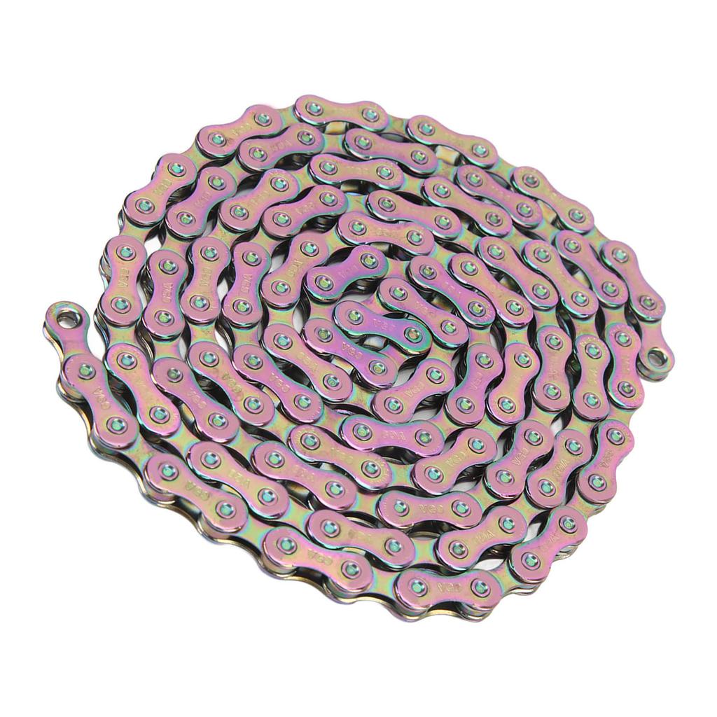 Bicycle Chain High Carbon Steel Colorful 116 Links 9 Speed Road Mountain Bike Accessories for VG