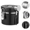 Coffee Canister Airtight Storage Container Stainless Steel Bean Jar with