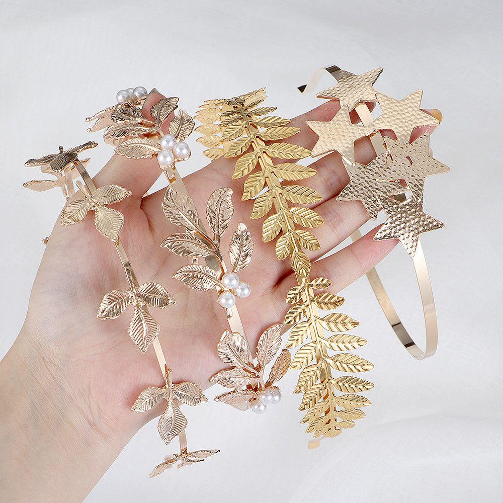 Hair Jewelry Crowns Headpiece  Bride Headbands Wedding Hair Accessories Leaves Hair Bands Hair Hoop