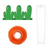 Jungle Party Decoration Carrot Mushroom Lanterns Folding Lampshades Carrot Easter Kids Girls Boys Happy Birthday Party Decors