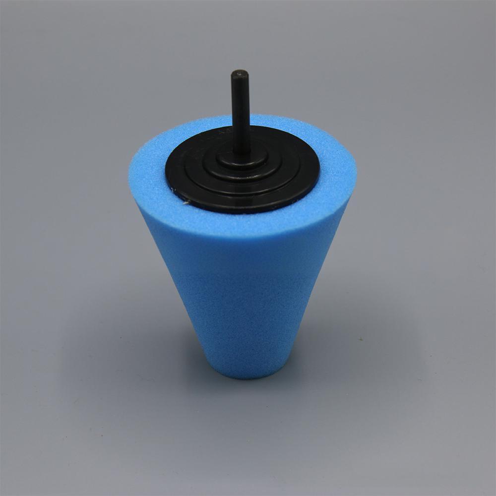 Conical Sponge Buffing Polishing Cone for Automotive Car Tire Hub Care Metal Polish Cleaning Foam Pad Sponge Polish Wheel Tool