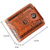 Men's Wallets with 100 US Dollar PatternWallet Male Leather Walet Photo Card HolderFashion Large Capacity Wallet Purse Bag