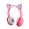 2025 S523 Luminous Cat Ears Bluetooth Headphones: Long Battery Life, No Delay, Wireless, Head-Mounted