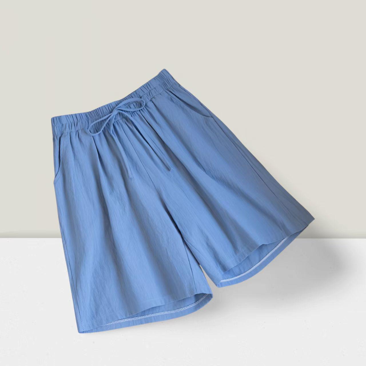 

Женские летние удобные дышащие шорты из хлопка и льна больших размеров - Удлиненные расширенные прохладные повседневные брюки 3XL