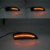 2x Smoked Dynamic Amber Rearview Side Mirror Indicator Lamp Led Side Marker Lights For Ford Fiesta 2008-2017 B-Max 2008-2017