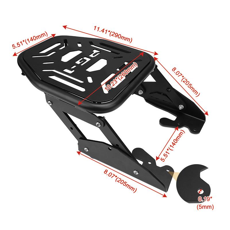 Motorcycle Accessories Rear Luggage Rack Ride Carrier Holder Shelf For Yamaha PG-1 2025 2025