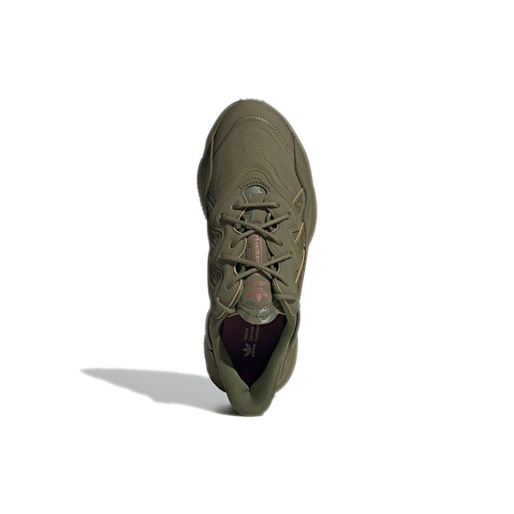 Adidas Originals Ozweego Fabric Synthetic Leather Round Toe Lace-Up Slip-Resistant Durable Low-Top Lifestyle Casual Shoes Unisex sneaker GY9020