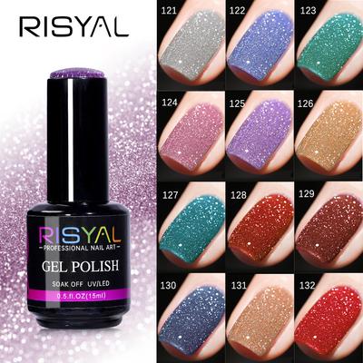 Nail Art Flash Crushed Diamond Nail Polish Gel Disco Nail Polish Gel