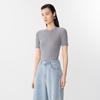 JNBY Short Sleeve Wool Blend Knit Sweater