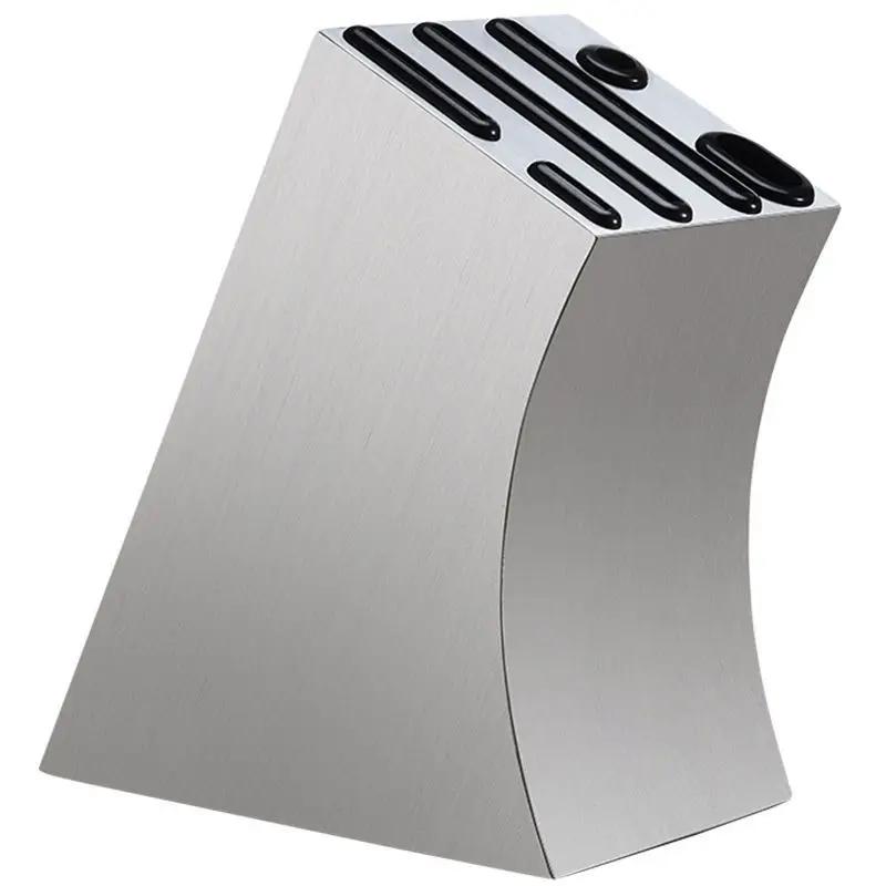 High Quality Stainless Steel Kitchen Knife Stand Holder Storage Multifunction Kitchen Drainage Cutlery Rack Organizer Rack