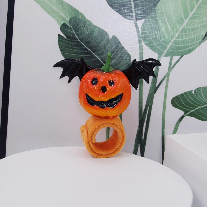 Creative Christmas & Halloween Snap Bracelet with Cartoon Reindeer, Pumpkin, Vampire, and Monster Designs