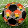 Meister Eder Indoor Soccer Ball Colorful Machine Stitched PVC Size 5 Team Training Competition Ready Durable High-Bounce Cool Sports Gift
