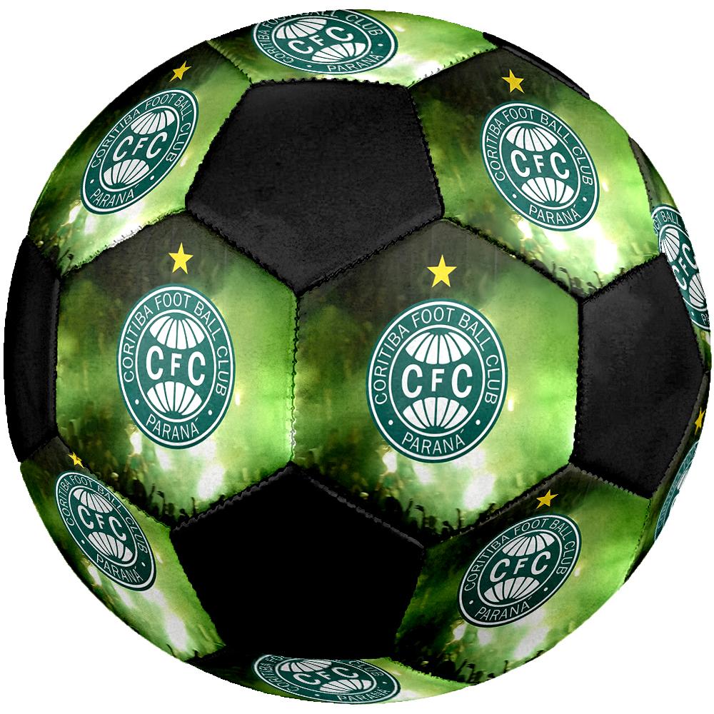 Coritiba FC Soccer Ball, colorful, suitable for all ages, machine-stitched, PVC material, competition grade, durable and high bounce