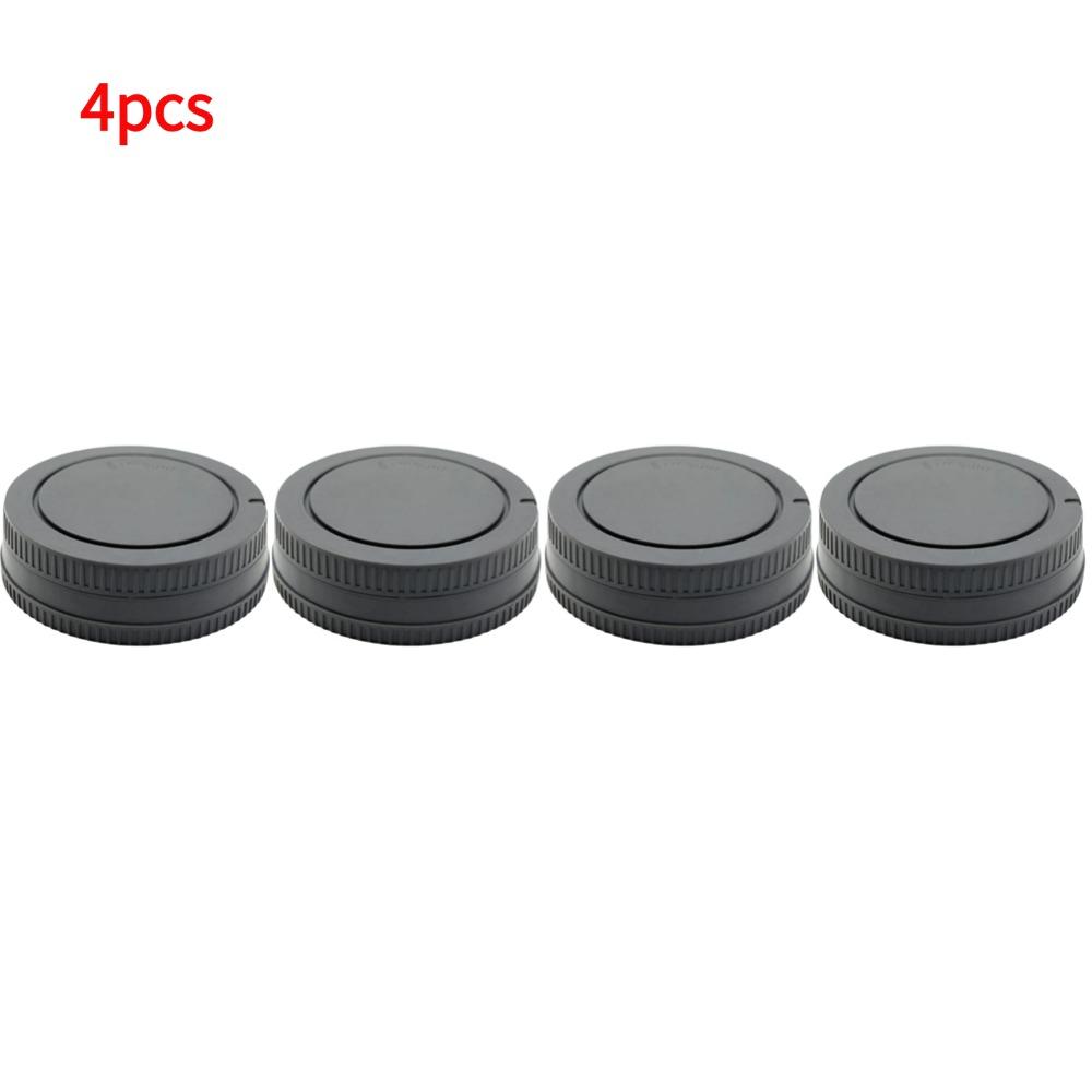 Camera Rear Lens Cap & Body Cap Cover For Sony E Mount NEX3/NEX5 Mirrorless Cameras Rear Lens Cap Front Cover Camera Lenses