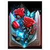 5D DIY Flower Leaves Pattern Diamond Art Vibrant Color Colorful Resin Adult Kids Rhinestones Painting Home