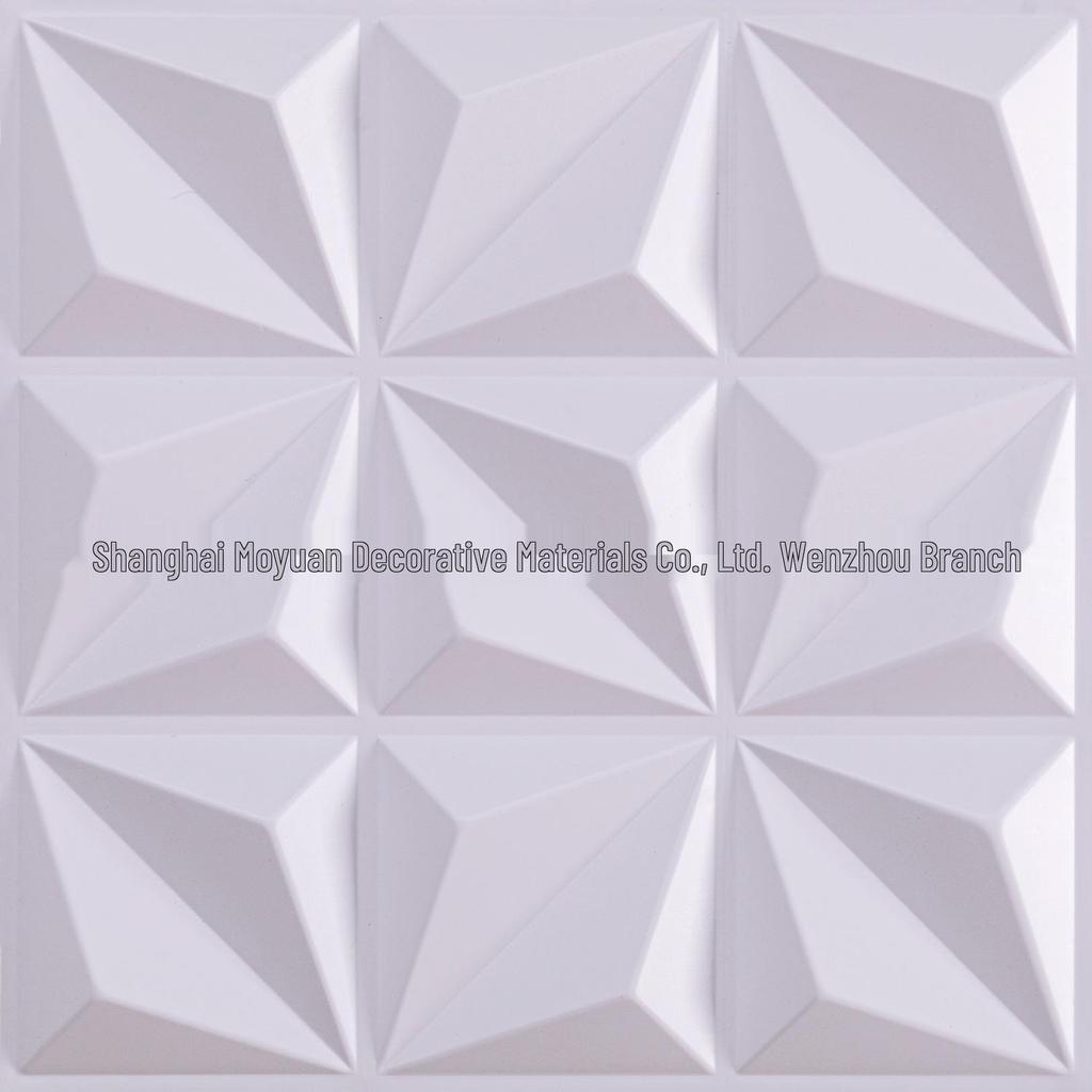 3D Waterproof PVC Wall Sticker Panel - Decorative Three-Dimensional Wall Covering.