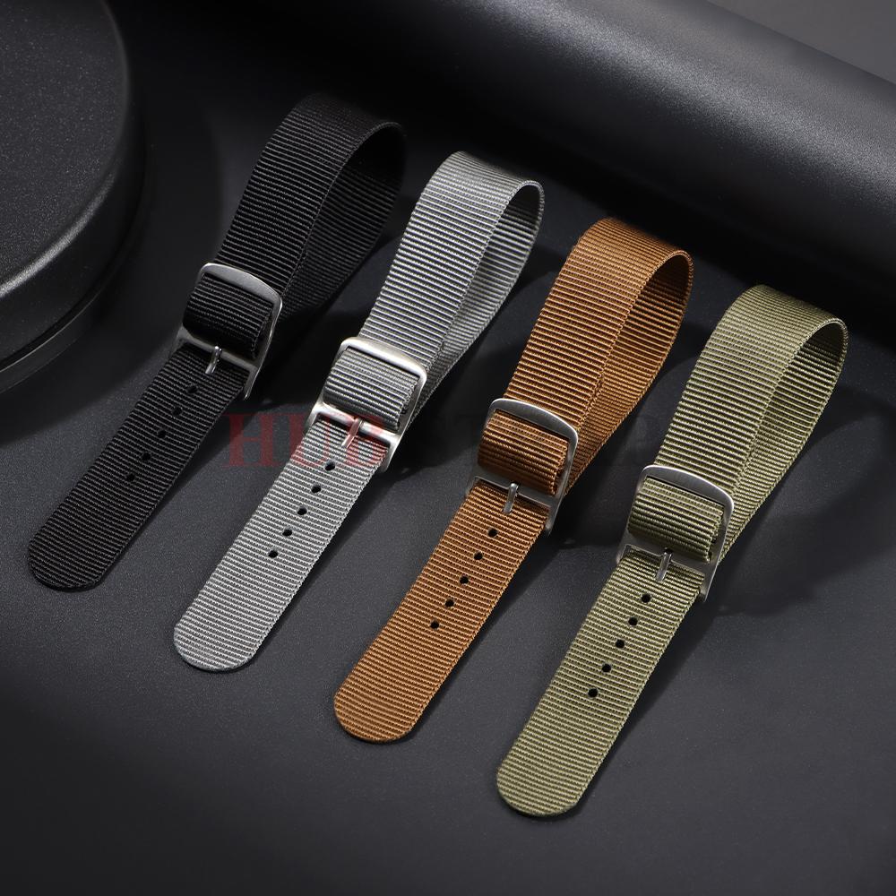 High Quality 20mm Nylon Watch Band for Omega for Seiko for Men Women Military Casual Watchband Army Sport Bracelet Replacement