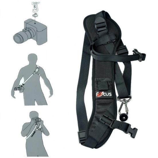 Focus F-1 Anti-slip Sling Belt Rapid Quick Shoulder Neck Strap for DSLR Camera