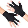 1Pc 3-Finger Billiards Glove Anti-slip Sweat-absorbing Breathable Men Women Right Hand Snooker Cue