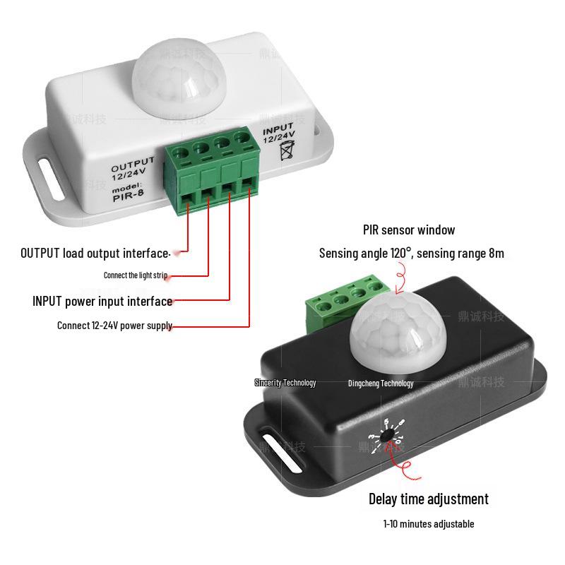 Infrarotsensor LED-Streifenlicht für 12V/24V Kleiderschrank
