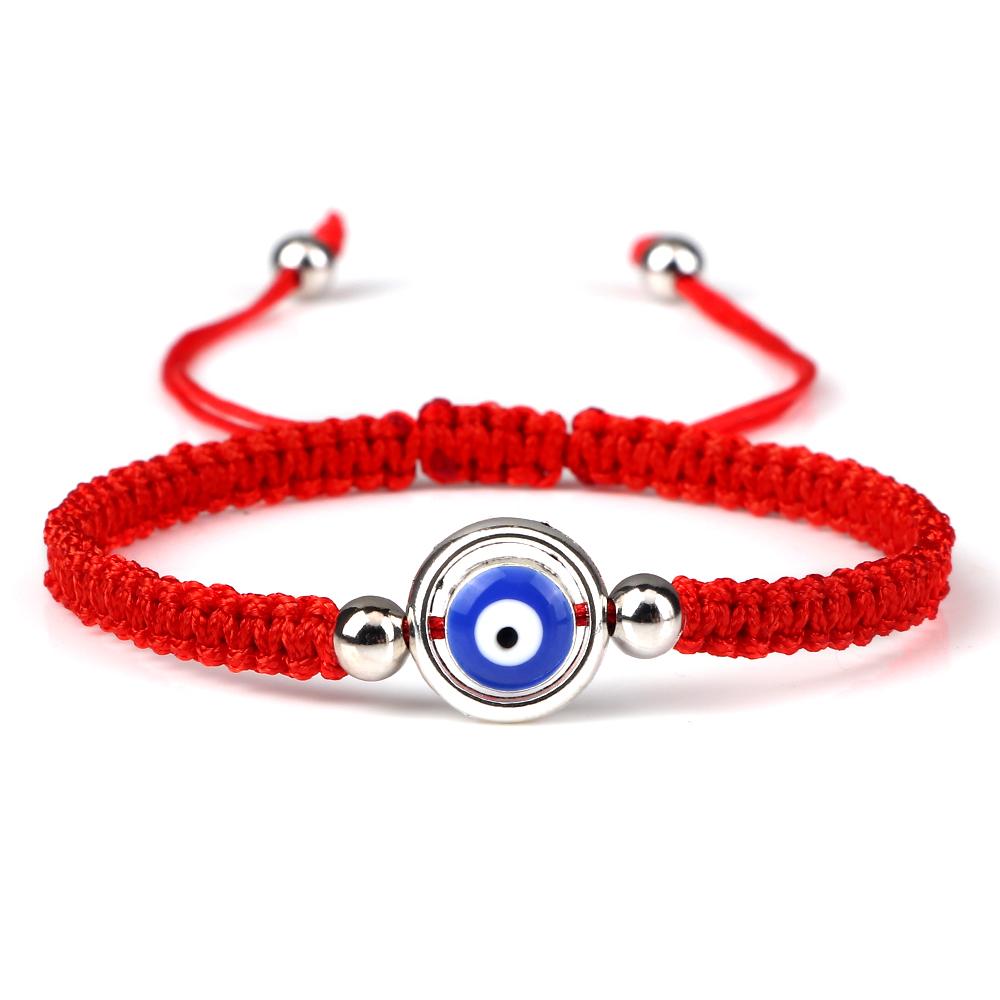 New Red Nylon Thread Evil Eye Braided Bracelet for Women Men Vintage Butterfly Elephant Couple Jewelry Gift
