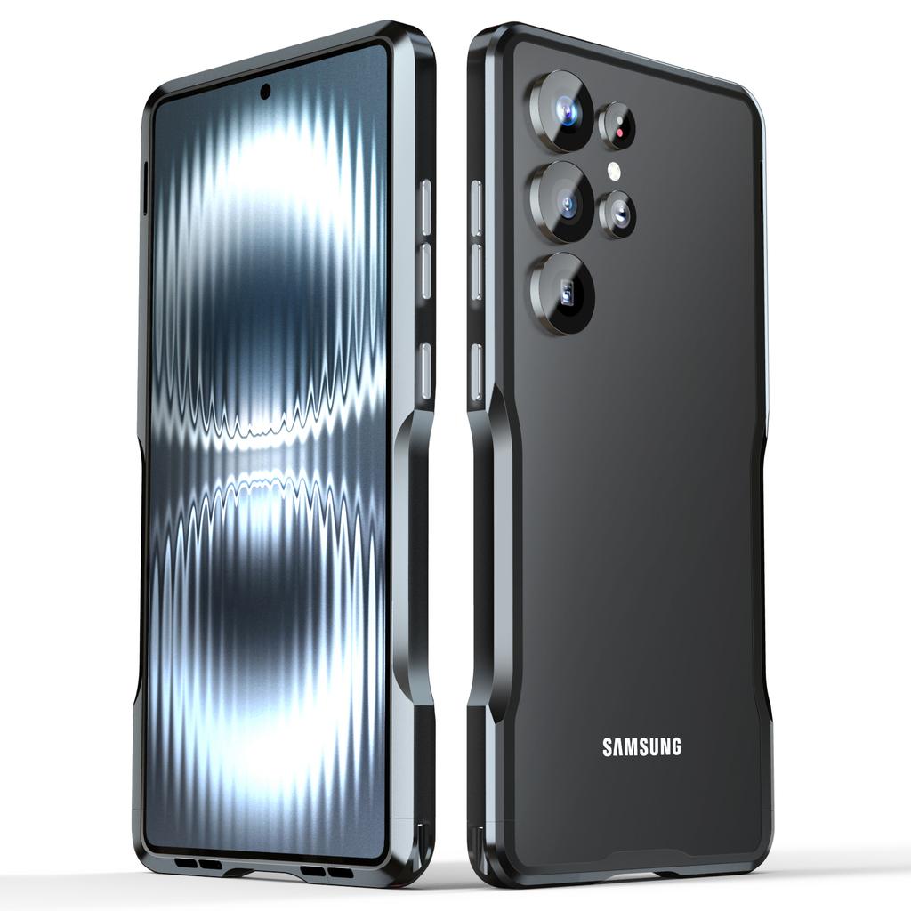 LUPHIE Για Samsung Galaxy S25 Ultra Θήκη Μεταλλικό Πλαίσιο Προφυλακτήρα Αντικραδσμική Κάλυψη Τηλεφώνου
