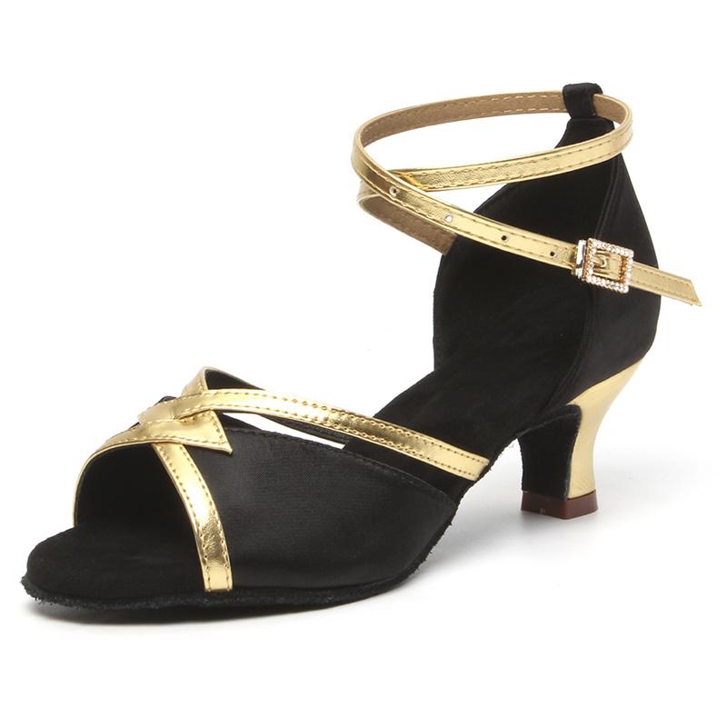 Latin Dance Shoes Women's High Heel Dance Shoes Tango Soft Bottom Dance Shoes Girls Salsa Ballroom Shoes