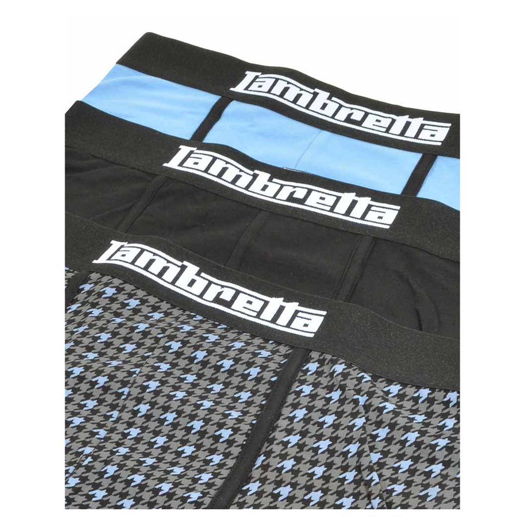 LAMBRETTA Herren-Boxershorts (Packung mit 3)