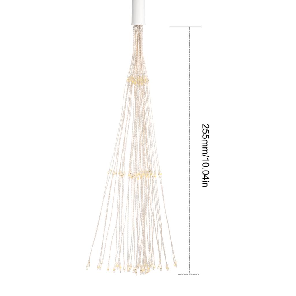 2Pcs Feuerwerk Licht 150 LEDs Weihnachten String Lichter mit Fernbedienung Dekorative Hängen