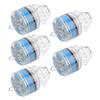 5Pcs Fishing Lure Light Diamond Shape LED Corrosion Resistance Auto Open Flashing Bass Lure Light Blue