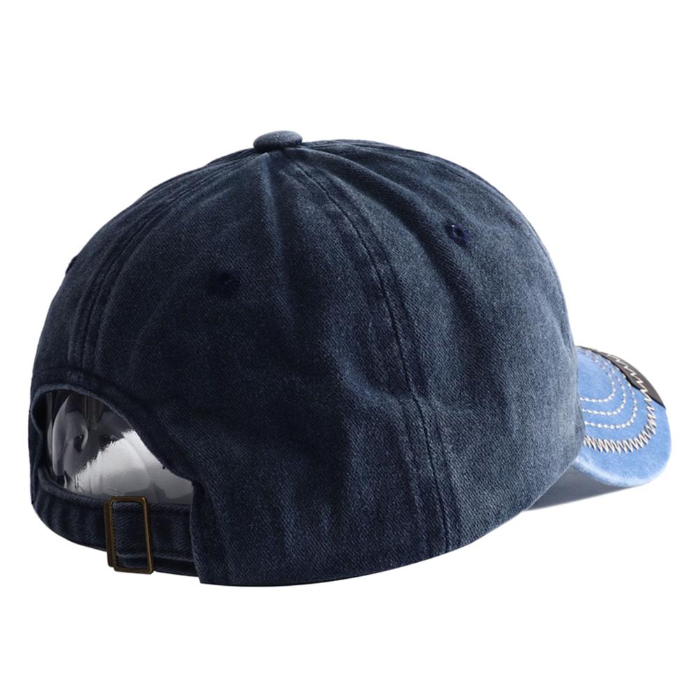 Unisex Retro Eagle Embroidered Baseball Cap Women Men Letter Dad Hat Adjustable Washed Distressed Sunshade Cap Snapback Hats