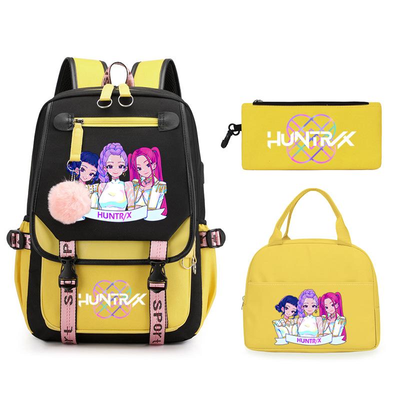 KPop Demon Hunters Demon Hunters Printed Fashion Children's Backpack Foreign Trade Trend Student School Bag