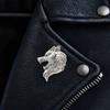 Broche Nål, Alsidig Dyreformet Broche med Galvaniseret Overflade, Løve Design Reversnål til Forretnings Daglig Brug