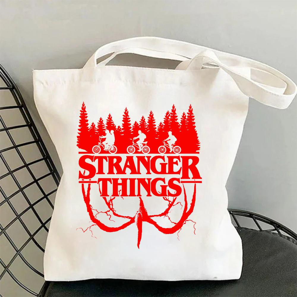 Stranger Things Fashion Student Canvas Bag