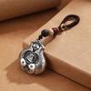 Copper Car Keychain Craftsmanship Car Accessories Personalized Lucky Bag Keychain  Gift