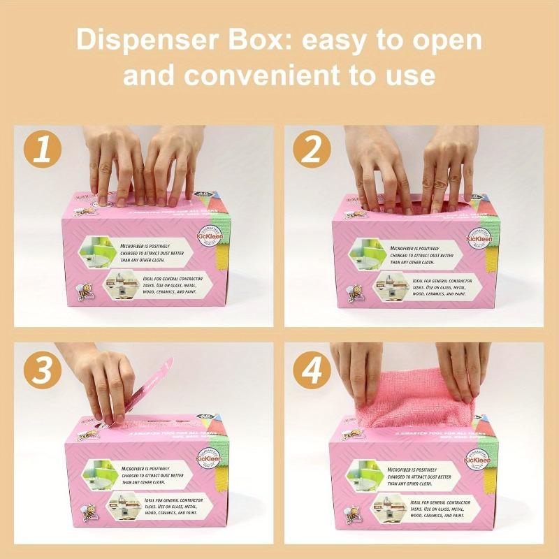 10/20pcs Pull-Out Cleaning Cloths - Lint-Free, Streak-Free Wipes , Car Detailing, Glass Windows, Electronics, Dusting