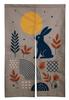 Noren 130cm Conçu pour le Plein et le Plein Mettant en vedette des Lapins et et Japonais et avec Tension Habillage de Pièce et Décor Intérieur next.design Rideau,