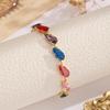 Light Luxury Geometric Water Drop Bracelet with Cubic Zirconia - Sweet, Versatile, and Elegant Jewelry for Summer