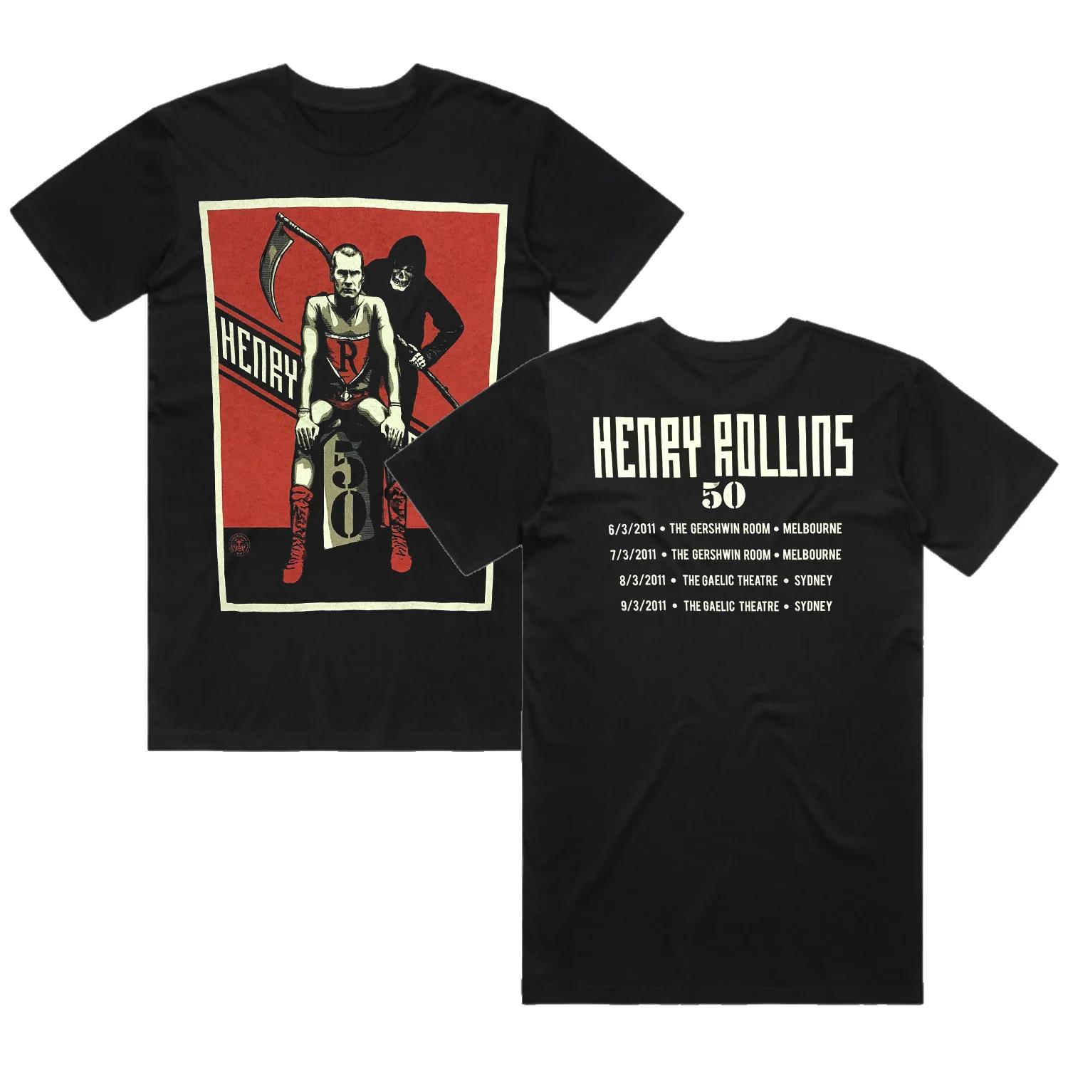 2026 Hip Hop Henry Rollins Graphic Unisexs and Womens Tshirt Full Size S4XL Fan Gift Casual Fashion Daily Wear Cotton S