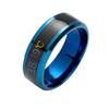 Stainless Steel Color-Changing Men's Ring - Hip-Hop, Trendy, Temperature-Sensitive, Non-Fading Luxury Design